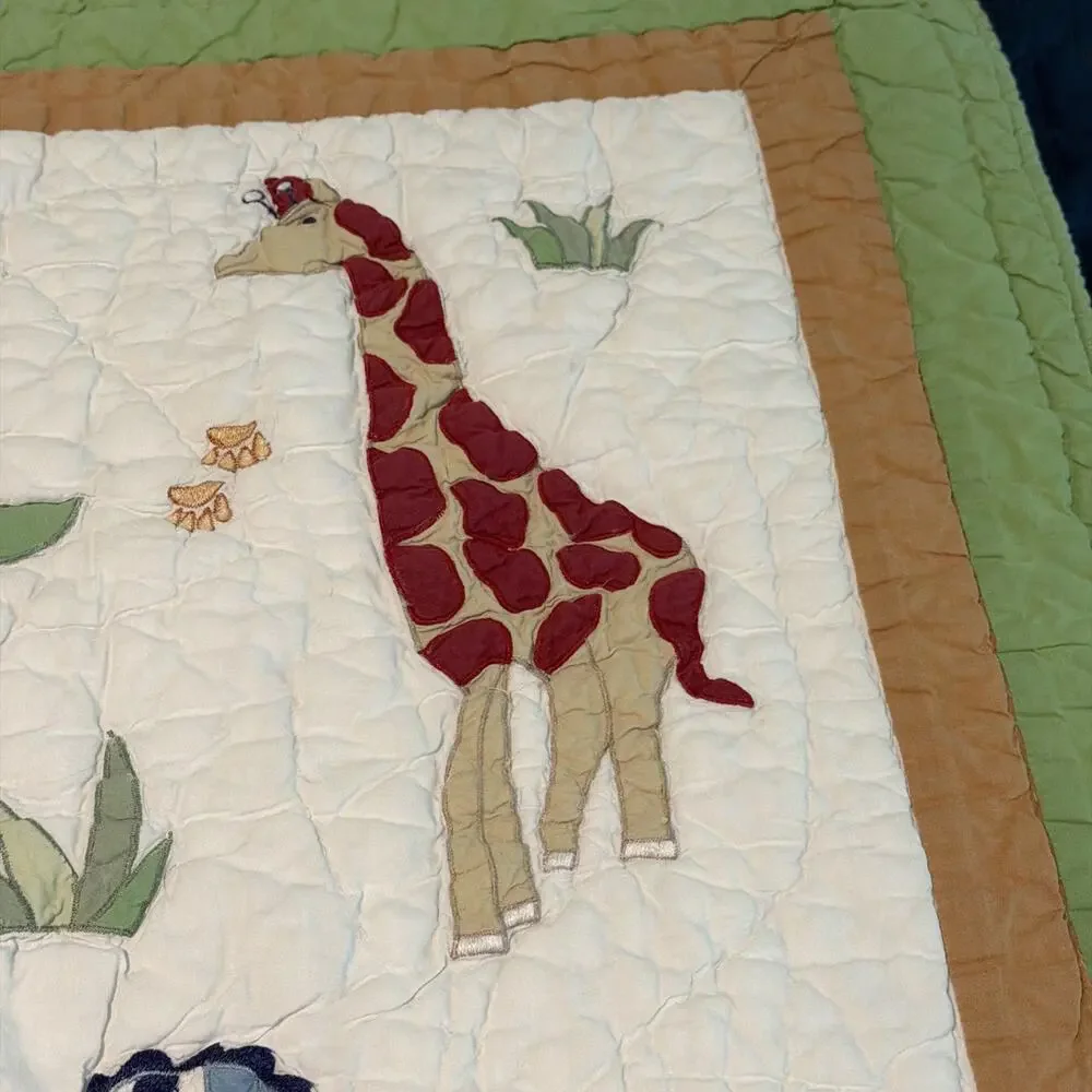Amity Home Kids baby quilt dinosaur jungle Animal Blanket 40 * 50